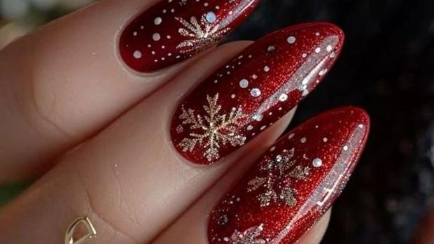 Christmas Nails Inspo. Foto: Pinterest/Paradis