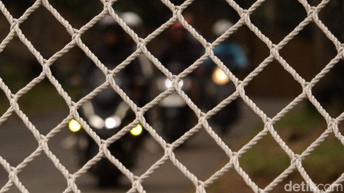 Jaring pengaman rem blong di Punclut, Bandung Barat