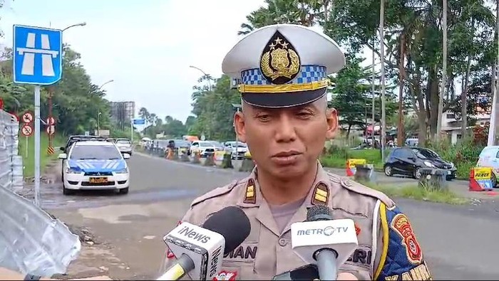 KBO Satlantas Polres Bogor Ardian. (Sholihin/detikcom)