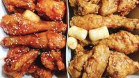 Ayam goreng di Korea kerap disebut chikin. Pertama kali, hidangan ini diperkenalkan pada Perang Korea, kini disajikan dengan ragam saus unik, salah satunya manis gurih. Foto: Getty Images/iStockphoto