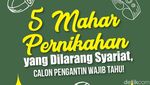 5 Mahar Pernikahan yang Dilarang dalam Islam