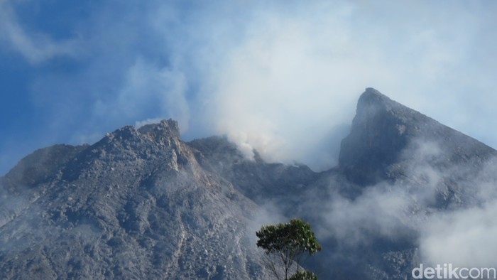 Penampakan Gunung Merapi pada 10 Agustus 2024