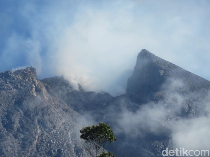 Penampakan Gunung Merapi pada 10 Agustus 2024