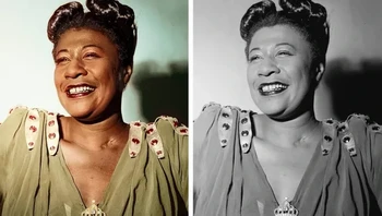 Ella Fitzgerald tahun 1946, karya fotografer William P. Gottlieb. Foto: Mario Unger/Brightside