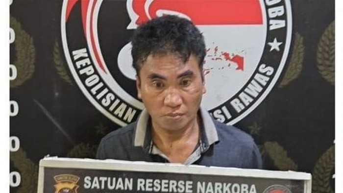 Sujianto ditangkap polisi Mura lantaran terbukti jadi pengedar narkoba