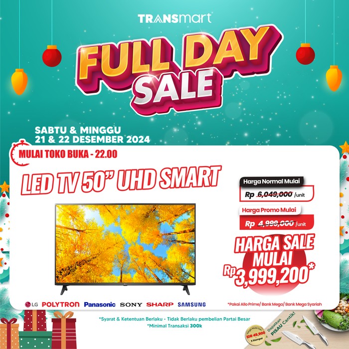 Transmart Full Day Sale, 22 Desember 2024
