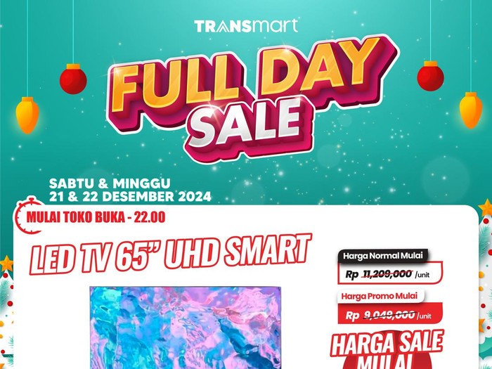 Transmart Full Day Sale, 22 Desember 2024