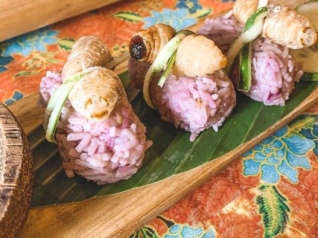 5 Kreasi Sushi Nyeleneh yang Aneh,  Pakai Cokelat hingga Ulat