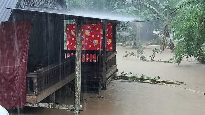 Banjir di Kabupaten Barru, Sulawesi Selatan (Sulsel).