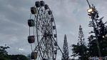 Potret Bianglala Alun-alun Kota Batu Tidak Beroperasi Saat Nataru
