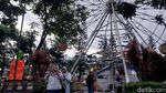 Potret Bianglala Alun-alun Kota Batu Tidak Beroperasi Saat Nataru
