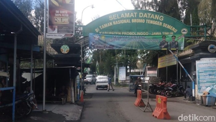 Bromo sepi pengunjung pada libur Nataru kali ini.
