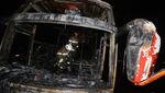 Bus Pariwisata Terbakar di Jalan Solo-Yogyakarta
