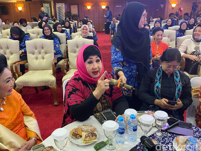 Dewi Motik Serahkan Dokumentasi ke ANRI, Harap Jadi Inspirasi Tokoh Perempuan di Indonesia. (Dwi Rahmawati/detikcom)