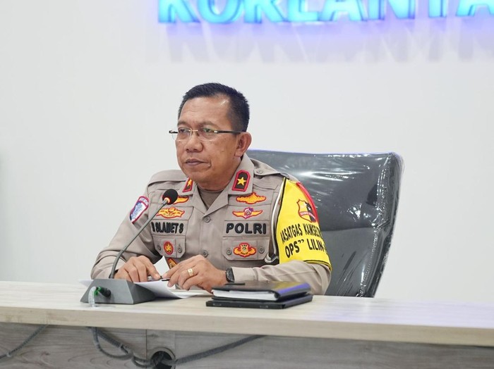 Direktur Penegakan Hukum (Dirgakum) Korlantas Polri Brigjen Raden Slamet Santoso