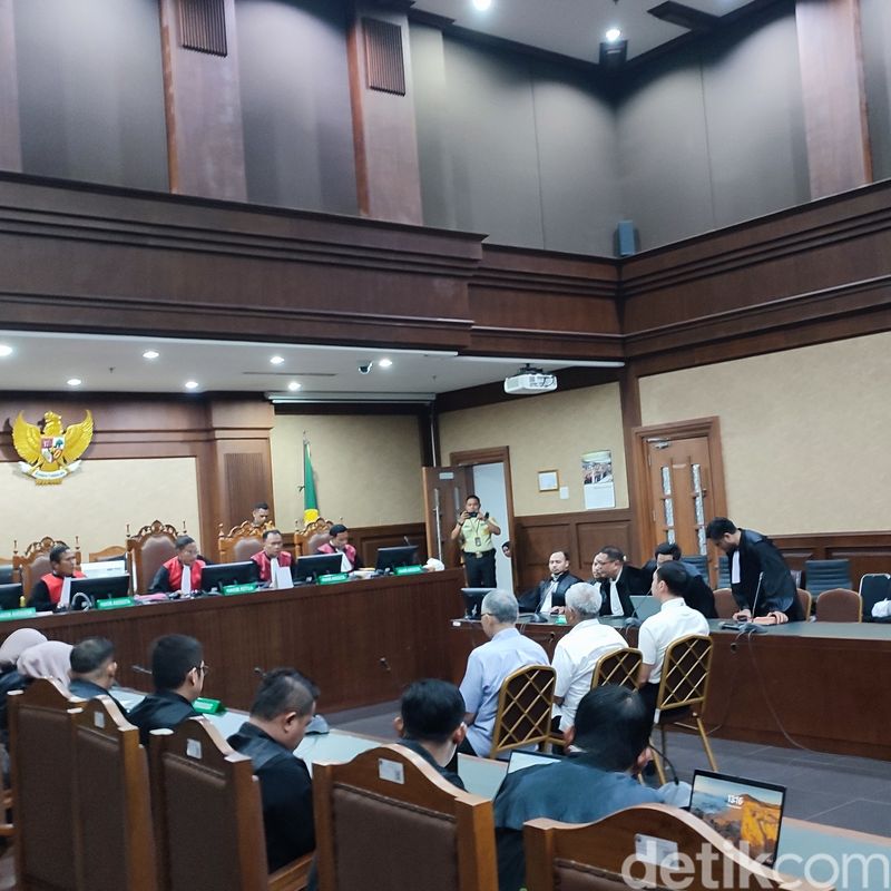 Harvey Moeis di sidang pembacaan amar putusan, 23 Desember 2024. (Wilda Hayatun Nufus/detikcom)