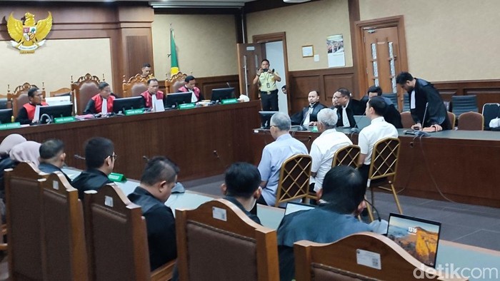 Harvey Moeis di sidang pembacaan amar putusan, 23 Desember 2024. (Wilda Hayatun Nufus/detikcom)