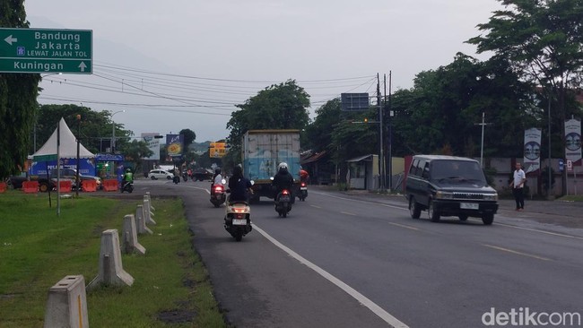Video: Kondisi Lalin di Jalur Cirebon-Kuningan saat Hari Lebaran