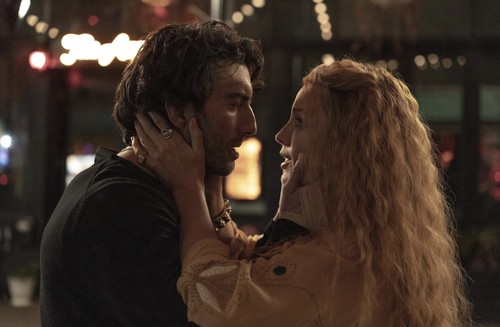 Justin Baldoni dan Blake Lively saat Syuting Film 'It Ends with Us'