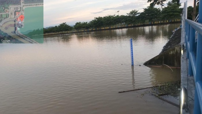 Kondisi terkini Kolam Regulasi Nipa-nipa Makassar.