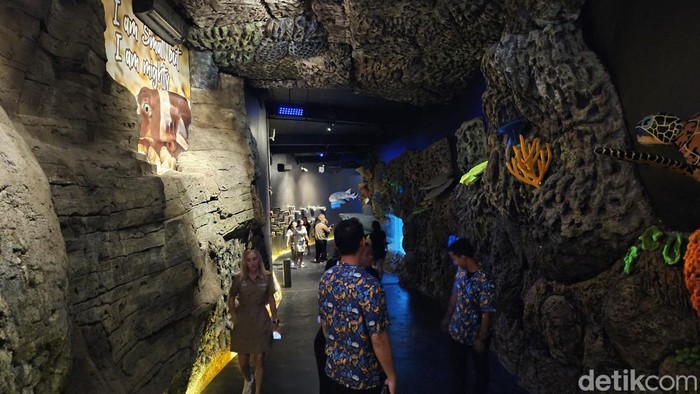 Marine Safari Bali di kawasan Taman Safari Bali menawarkan sensasi petualangan wisata bahari. (Foto: Putu Krista/detikBali)
