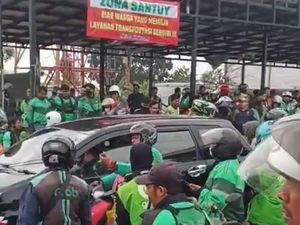 Ribut-ribut Ojol Vs Opang di Bandung, 3 Orang Diamankan