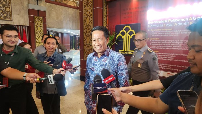 Menteri Hukum Supratman Andi Agtas (Adrial/detikcom)