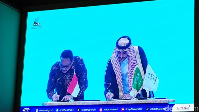 Arsip Nasional dengan Kerajaan Arab Saudi
