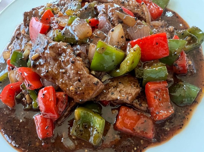 Resep Beef Sliced Steak Lada Hitam