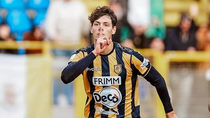Pemain Juve Stabia dan cicit Benito Mussolini, Romano Floriani Mussolini.