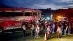 Kondisi Bus Hancur Usai Tabrak Truk di KM 77 Tol Pandaan-Malang