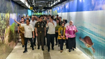 Melihat Tunnel TIJ-KBS Dilengkapi Video Mapping Satwa