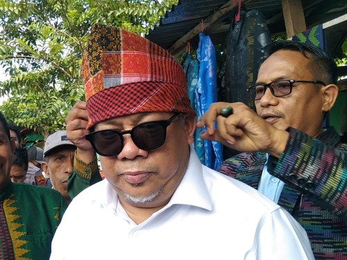 Wamen PKP, Fahri HamzaH, saat ditemui di Kota Bima, NTB, Senin (23/12/2024). (Rafiin/detikBali)