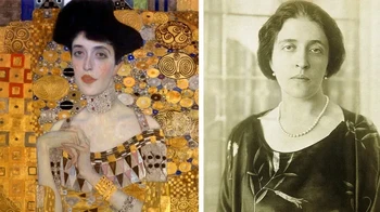 Potret Adele Bloch-Bauer I, juga disebut The Lady in Gold atau Wanita Berbaju Emas adalah lukisan minyak di atas kanvas, dengan daun emas, merupakan karya Gustav Klimt, diselesaikan antara tahun 1903 dan 1907. (Foto: Brightside)