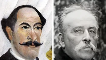 Henri Julien Félix Rousseau adalah seorang pelukis pasca-impresionis Prancis dengan aliran Naïf atau Primitif. Ia juga dikenal sebagai Le Douanier, sebuah deskripsi yang lucu tentang pekerjaannya sebagai pemungut tol dan pajak. (Foto: Brightside)