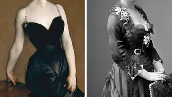 Sosok wanita dalam lukisan ini adalah Virginie Amélie Avegno Gautreau, seorang sosialita Paris kelahiran Amerika Serikat, ia menjadi terkenal sebagai subjek lukisan Portrait of Madame X karya John Singer Sargent. (Foto: Brightside)