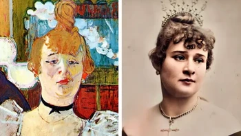 La Goulue, adalah nama panggung Louise Weber, seorang penari asal Prancis yang merupakan bintang Moulin Rouge, sebuah kabaret populer di distrik Pigalle, Paris, dekat Montmartre. Weber dikenal sebagai La Goulue karena saat remaja, ia dikenal suka menenggak minuman pengunjung kabaret sambil menari. (Foto: Brightside)