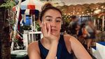 Cantiknya Natasha Ryder Saat Ngopi dan Nikmati Floating Breakfast