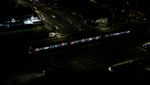 Dekorasi Lampu Natal Hiasi Kereta Api di Chile