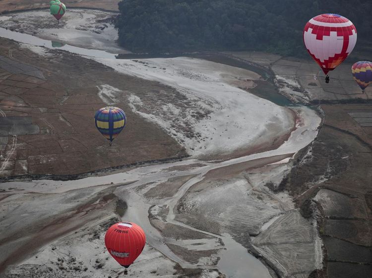 Festival Balon Udara Meriahkan Langit Nepal
