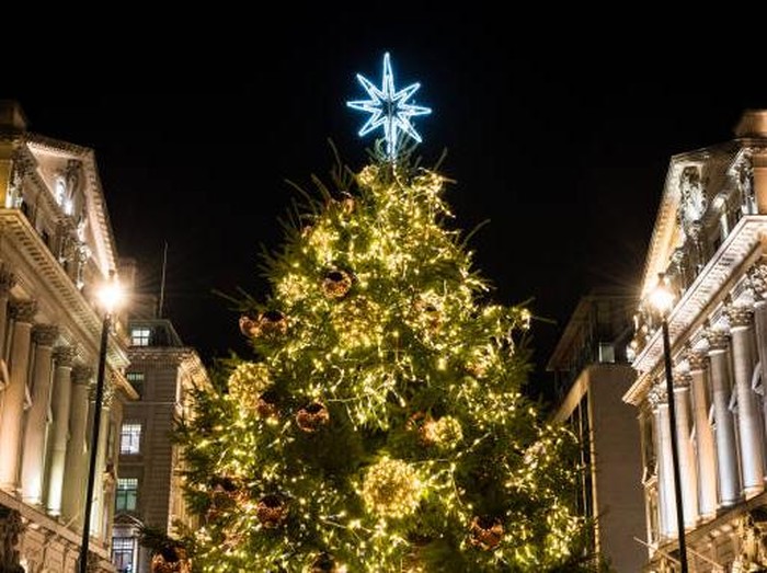 Ilustrasi pohon natal