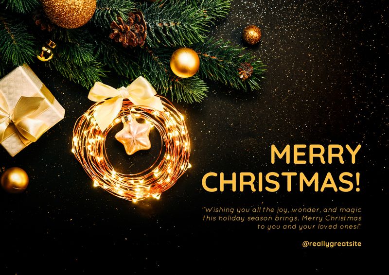 Kartu Ucapan Natal 2024 dengan Desain Elegan