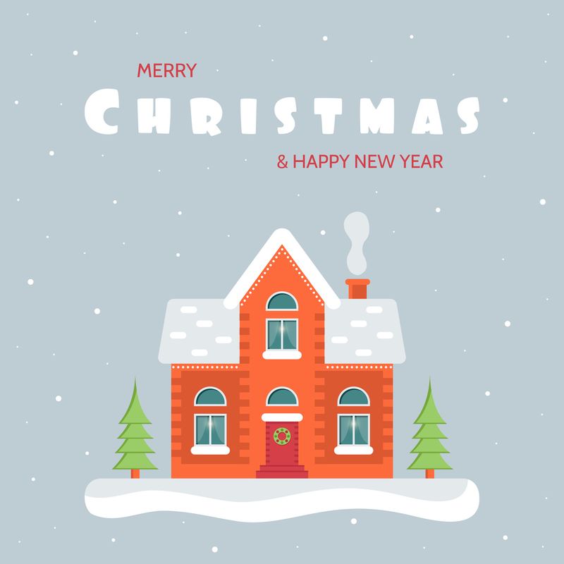 Kartu Ucapan Natal Merry Christmas