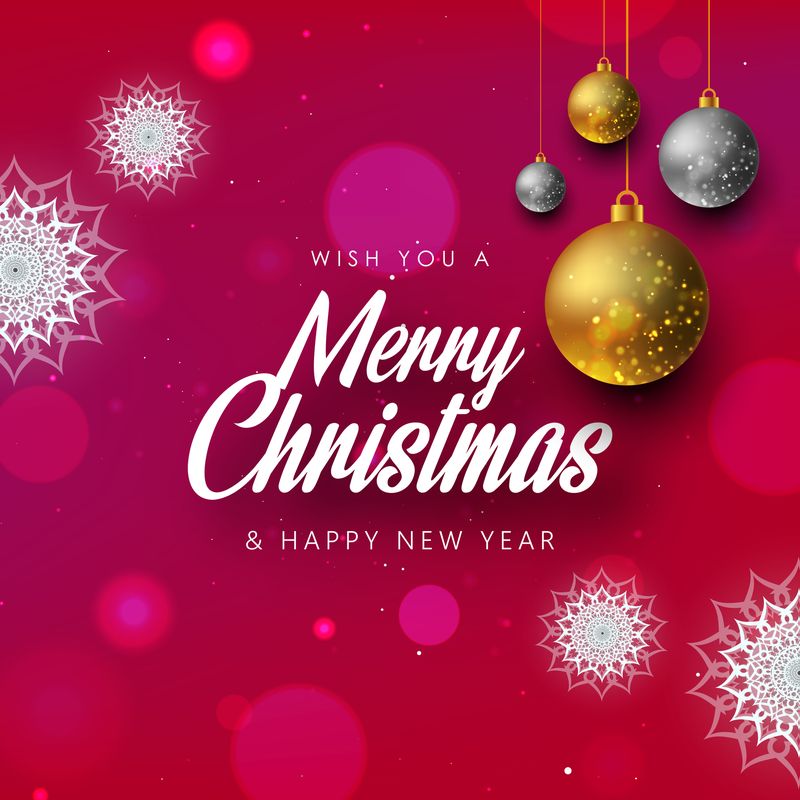 Kartu Ucapan Natal Merry Christmas