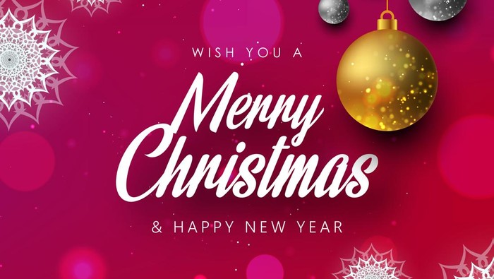 Kartu Ucapan Natal Merry Christmas