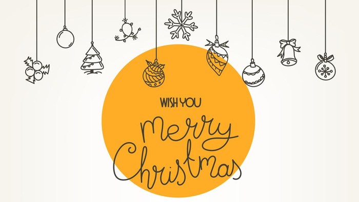 Kartu Ucapan Natal Merry Christmas