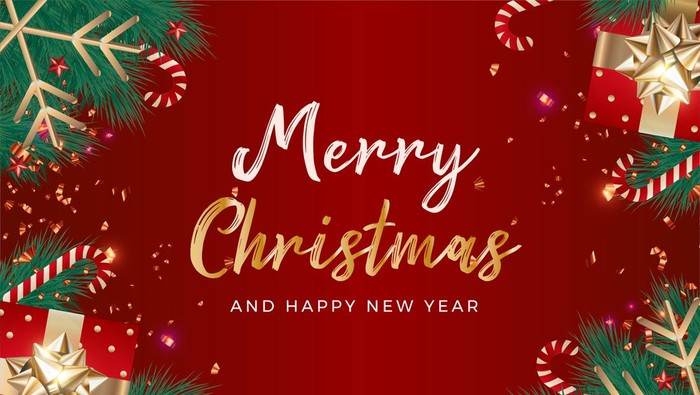 Kartu Ucapan Natal Merry Christmas