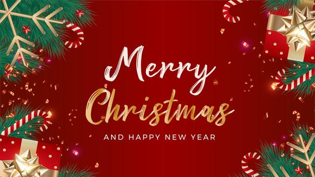 Kartu Ucapan Natal Merry Christmas