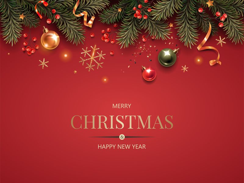 Kartu Ucapan Natal Merry Christmas