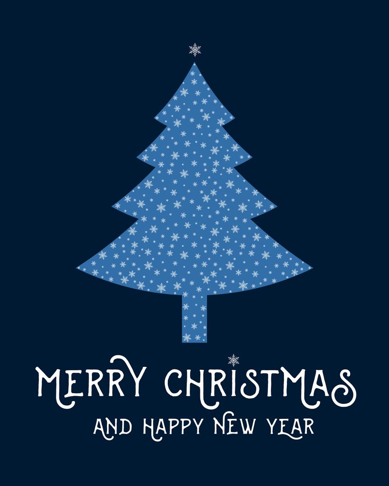 Kartu Ucapan Natal Merry Christmas